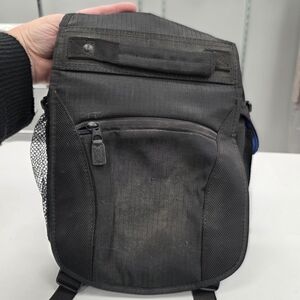 Men's Black Crossbody Bag